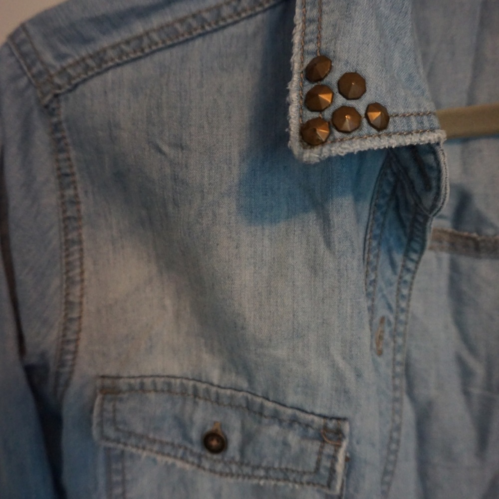 Denim button down - Picture 3 of 4